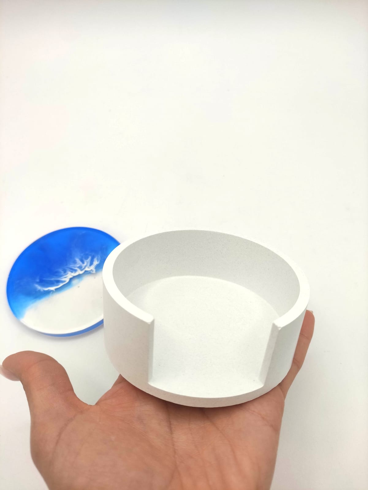 porta sottobicchieri, decorazione mare, mare, resina, resin, resina ecologica, regalo