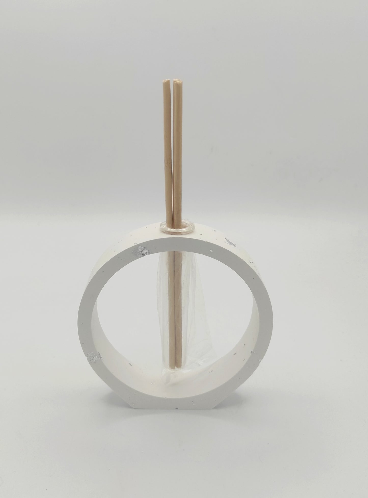 porta diffusore, diffusore, vaso, tondo, relax, fragranze, bastoncini, resina ecologica