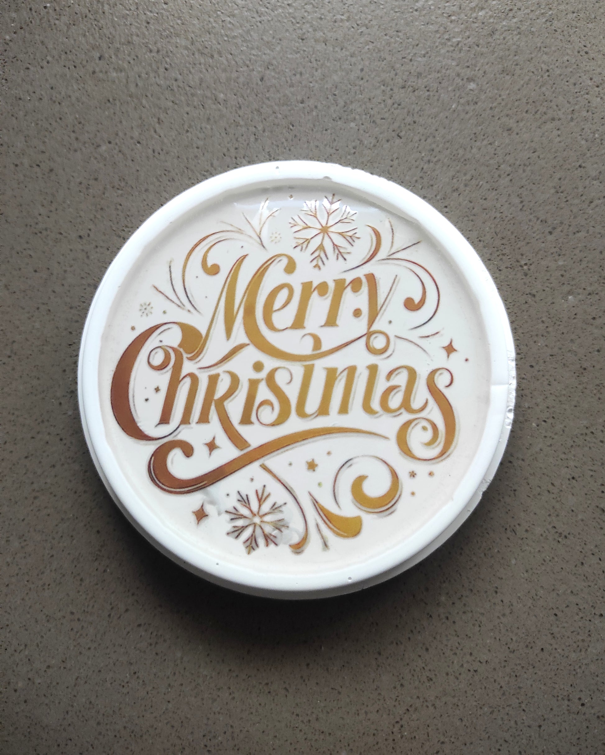 sottobicchieri in resina ecologica e epossidica con scritta merry christmas, edizione limitata, relax, idea regalo, natale