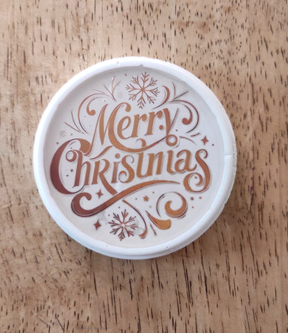 sottobicchieri in resina ecologica e epossidica con scritta merry christmas, edizione limitata, relax, idea regalo, natale