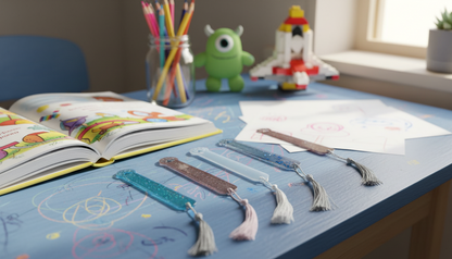 segnalibro, resina, resina epossidica, book, libro, cuccioli, zampa. leggere, lettura, read, orme, regalo, bomboniere, bomboniera