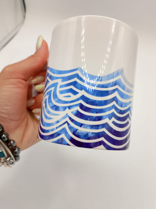 tazza, tazze, ceramica, personalizzata, colazione, pausa, relax, casa, ufficio, regalo, mare, onde, montagna