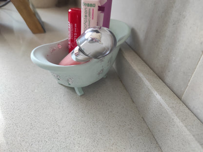 set bagno, vaschetta, organizzazione, contenitore, bagno, regalo