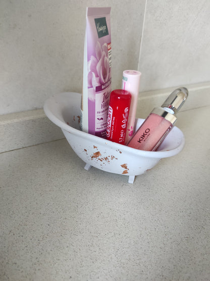 set bagno, vaschetta, organizzazione, contenitore, bagno, regalo