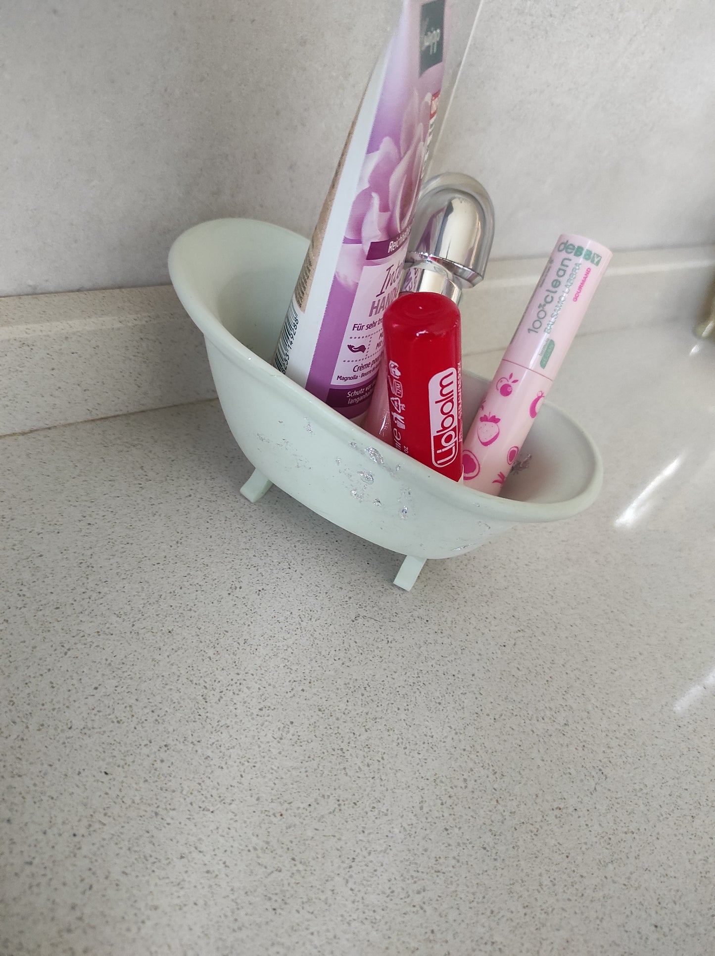 set bagno, vaschetta, organizzazione, contenitore, bagno, regalo