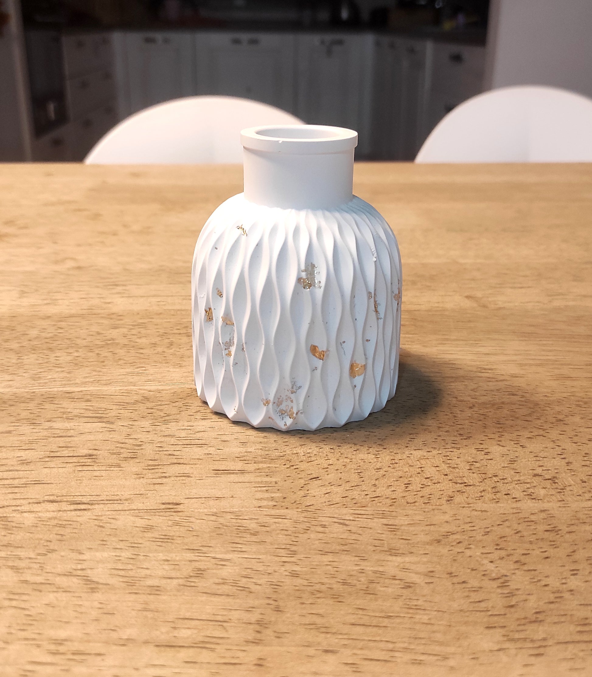 vaso, onde, centrotavola, porta diffusori, aroma, regalo, natale, originale, pezzi unici