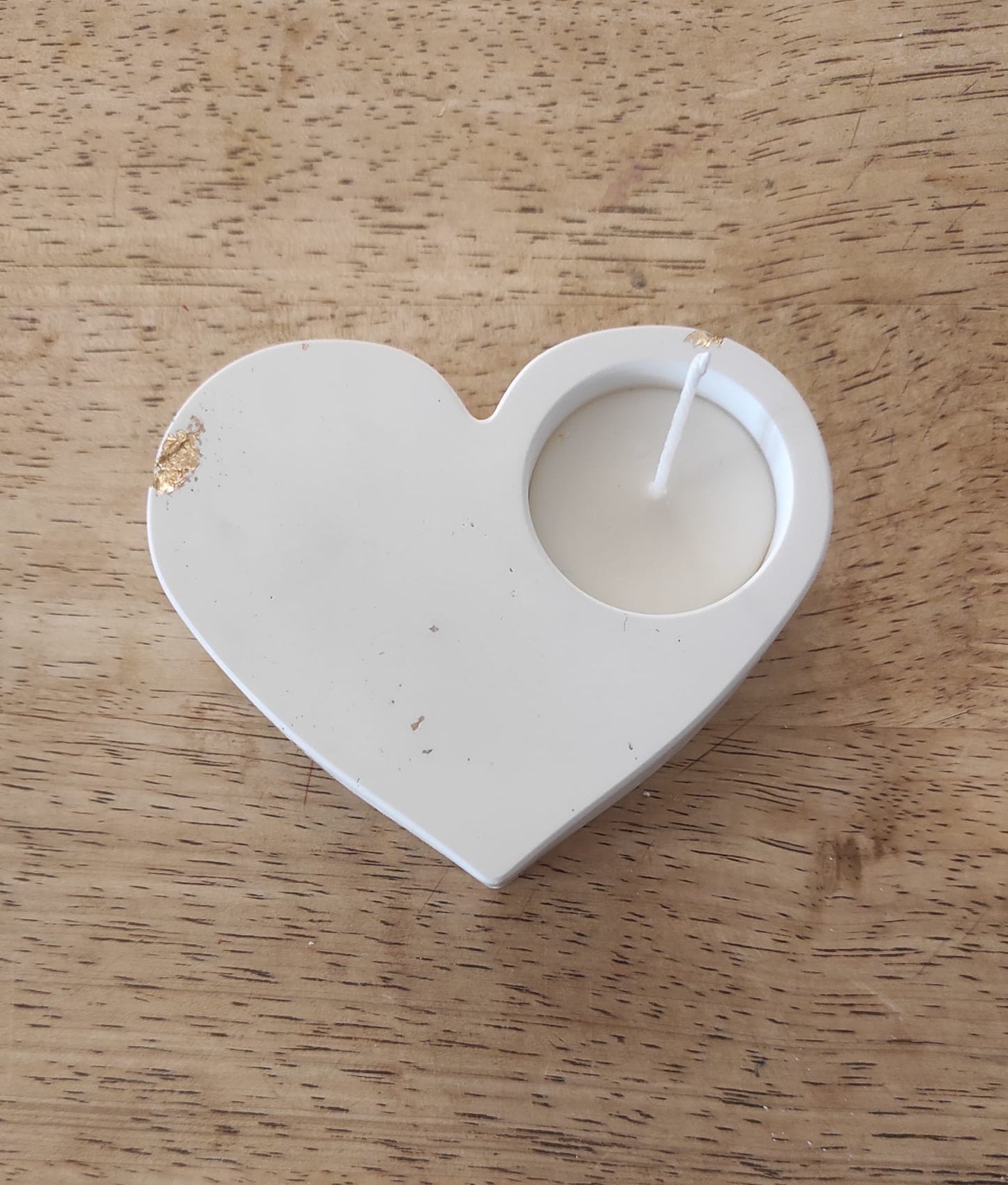 portacandela, cuore, cera di soia, arredamento, natale, regalo