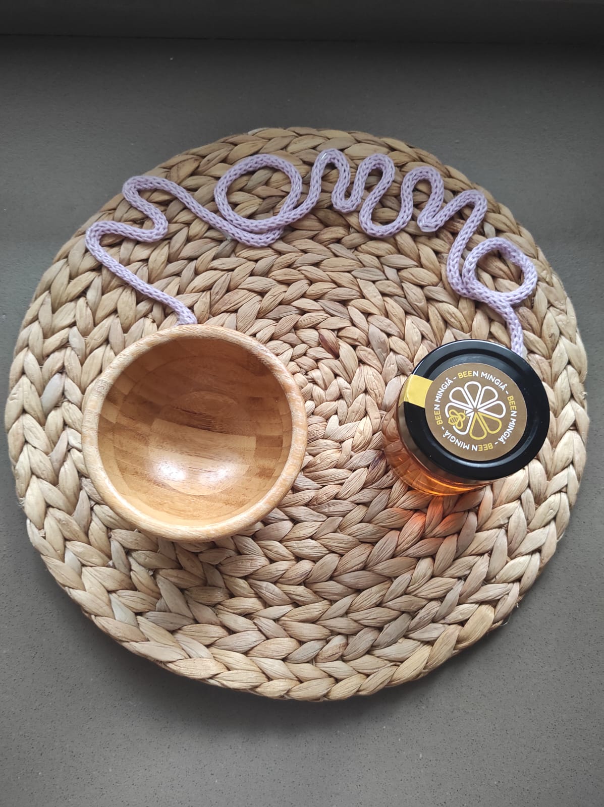 tovaglietta, colazione, pranzo, cena, giacinto d'acqua, mamma, tricotin, festa della mamma, regalo