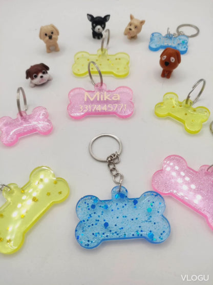 Targhetta in resina personalizzata per cani